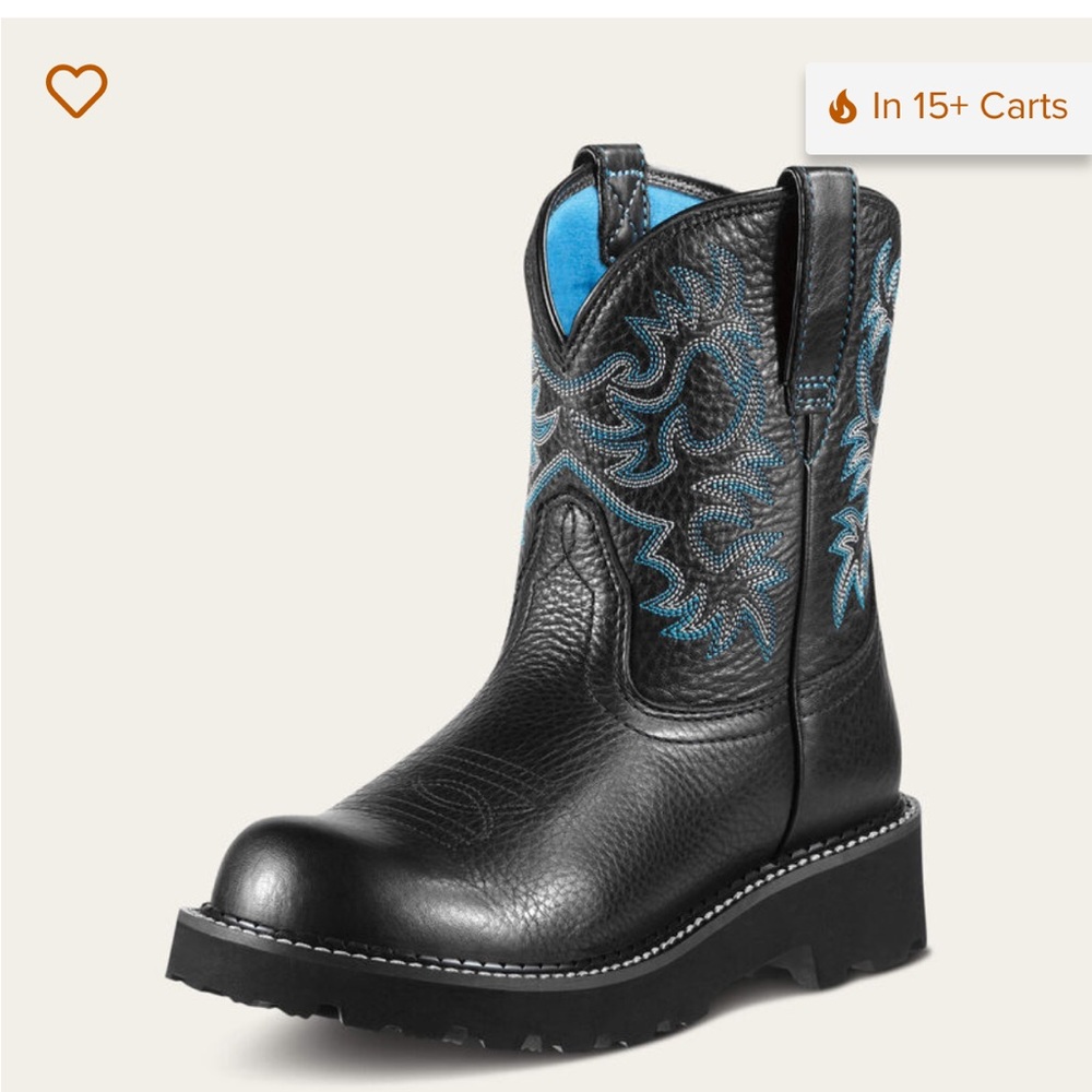 Ariat work fatbaby cowgirl steel toe equestrian work boots